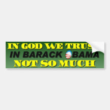 In God We Trust Bumper Stickers