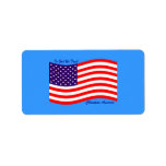 In God We Trust ~ Christian America Address Label