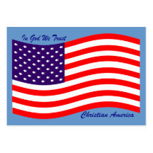 In God We Trust ~ Christian America Business Cards