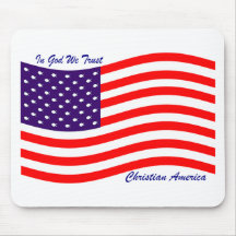 In God We Trust ~ Christian America Mousepad