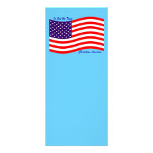 In God We Trust ~ Christian America Personalized Rack Card