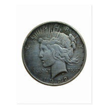In GOD we trust - Coin of 1922 Postcards