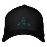 "IN GOD WE TRUST" embroidered on cap Baseball Cap