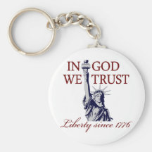 In God We Trust Keychains