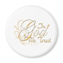 In God We Trust Fridge Magnet