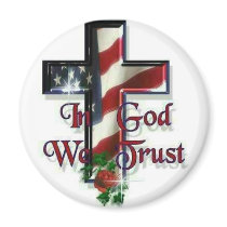 In God we trust magnets