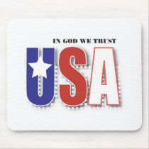 In God We Trust mousepad
