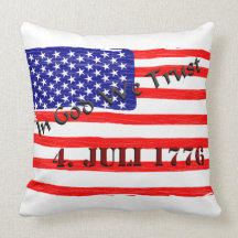 In God We Trust Throw Pillow