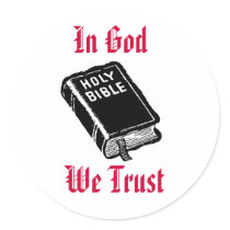 In God We Trust Sticker