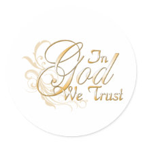 In God We Trust Sticker