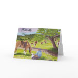 In Gods Country ~ Cowboy & Australian Shepherd Greeting Card