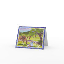 In Gods Country ~ Cowboy & Australian Shepherd Greeting Cards