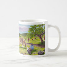 In Gods Country ~ Cowboy & Australian Shepherd Coffee Mug