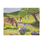 In Gods Country ~ Cowboy & Australian Shepherd Postcards