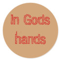 In Gods hands stickers by levihimes In Gods hands stickers
