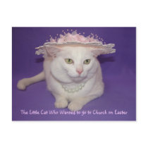 In her Easter Bonnet postcards