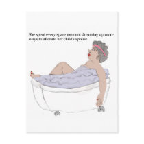 In her spare time.... postcards