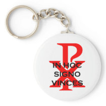 In Hoc Signo Vinces Keychains