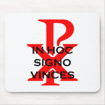 In Hoc Signo Vinces Mouse Pad