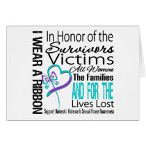 In Honor Collage Domestic Violence Sexual Assault Card