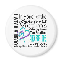 In Honor Collage Domestic Violence Sexual Assault Magnets
