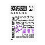 In Honor Collage Pancreatic Cancer stamps