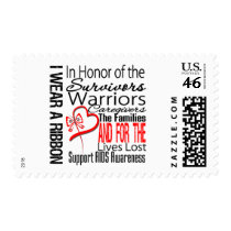 In Honor Tribute Collage AIDS Postage Stamps