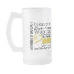 In Honor Tribute Collage Childhood Cancer mugs