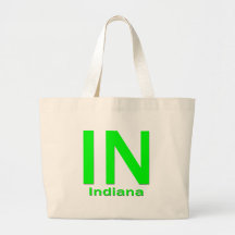IN Indiana green Bag
