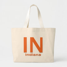 IN Indiana plain orange Bags