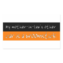 In Law is a Witch Halloween Stickers