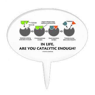 In Life, Are You Catalytic Enough? Cake Toppers