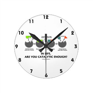 In Life, Are You Catalytic Enough? Clocks