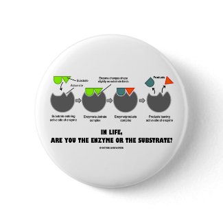 In Life, Are You The Enzyme Or The Substrate? button