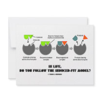 In Life, Do You Follow The Induced-Fit Model? invitations by wordsunwords In Life, Do You Follow The Induced-Fit Model? invitations