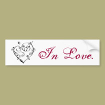 In love bumper stickers