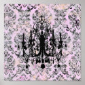 In Love Chandelier ~ Print / Poster