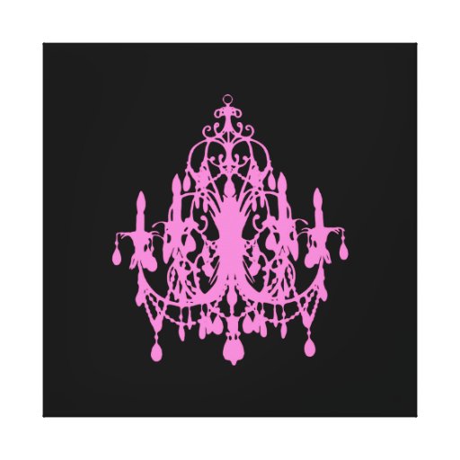 In Love Chandelier ~XLARGE 40X40 Canvas 2.5" Thick Canvas Print