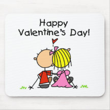 In Love Happy Valentine's Day Mouse Mats