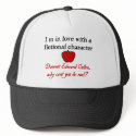 in love wit a fictional character hats by lesvillatoro in love wit a fictional character hats