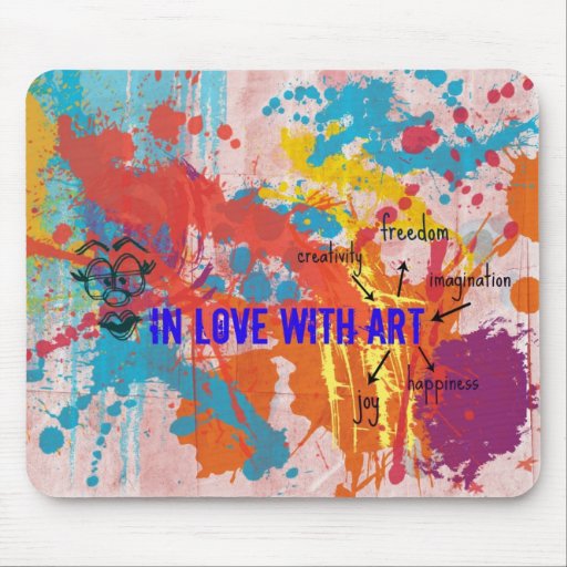 In Love With Art Mousepad
