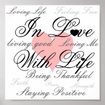 In Love With Life Poster posters