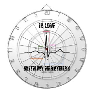 In Love With My Heartbeat (Electrocardiogram) Dartboard