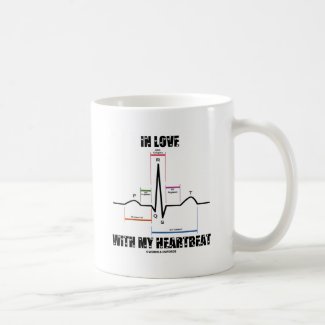 In Love With My Heartbeat (Electrocardiogram) Coffee Mugs