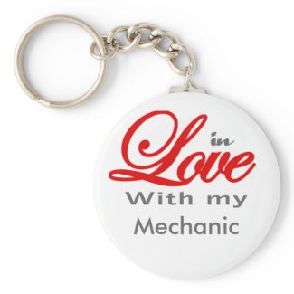 In love with my Mechanic keychain