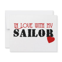 In Love With My Sailor invitations by marriedtothearmy In Love With My Sailor invitations