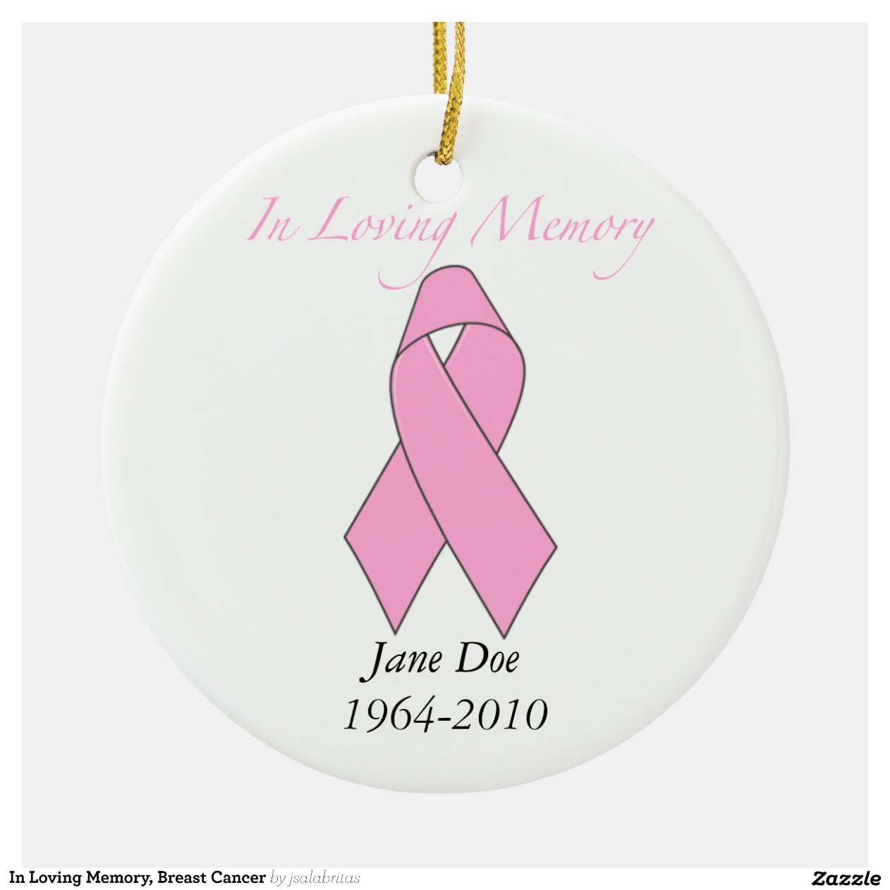 In_loving_memory_breast_cancer_ornament ...