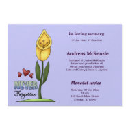 In Loving Memory invitation