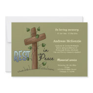 In Loving Memory invitation