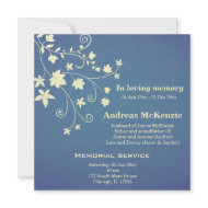 In Loving Memory invitation